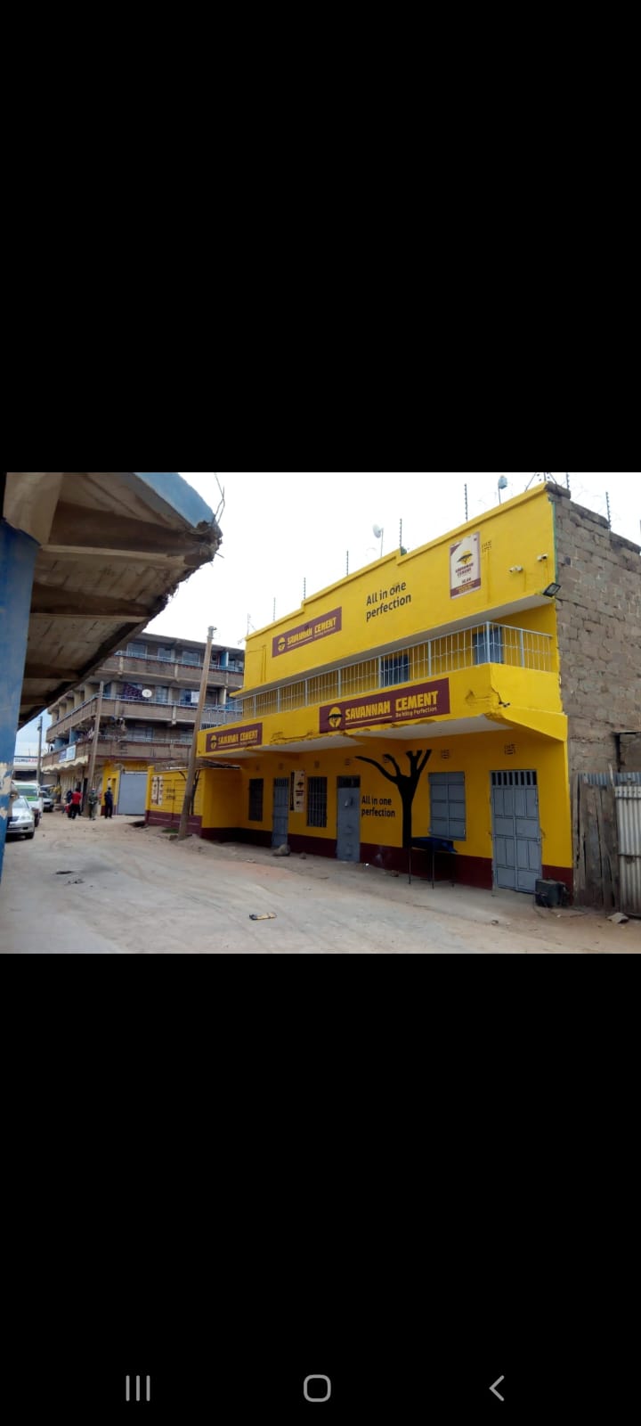 Full building exterior branding for Savannah Cement